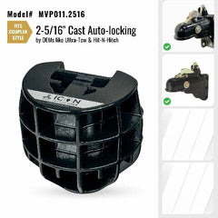 Altor Locks - ICON Trailer Coupler Lock 2-5/16in. ultra-tow cast coupler style OEMs- Hit-N-Hitch - MVP011.2516
