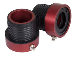 Alloy USA 11102 Front Axle Tube Seals, Red; 84-06 Jeep Cherokee/Wrangler XJ/TJ