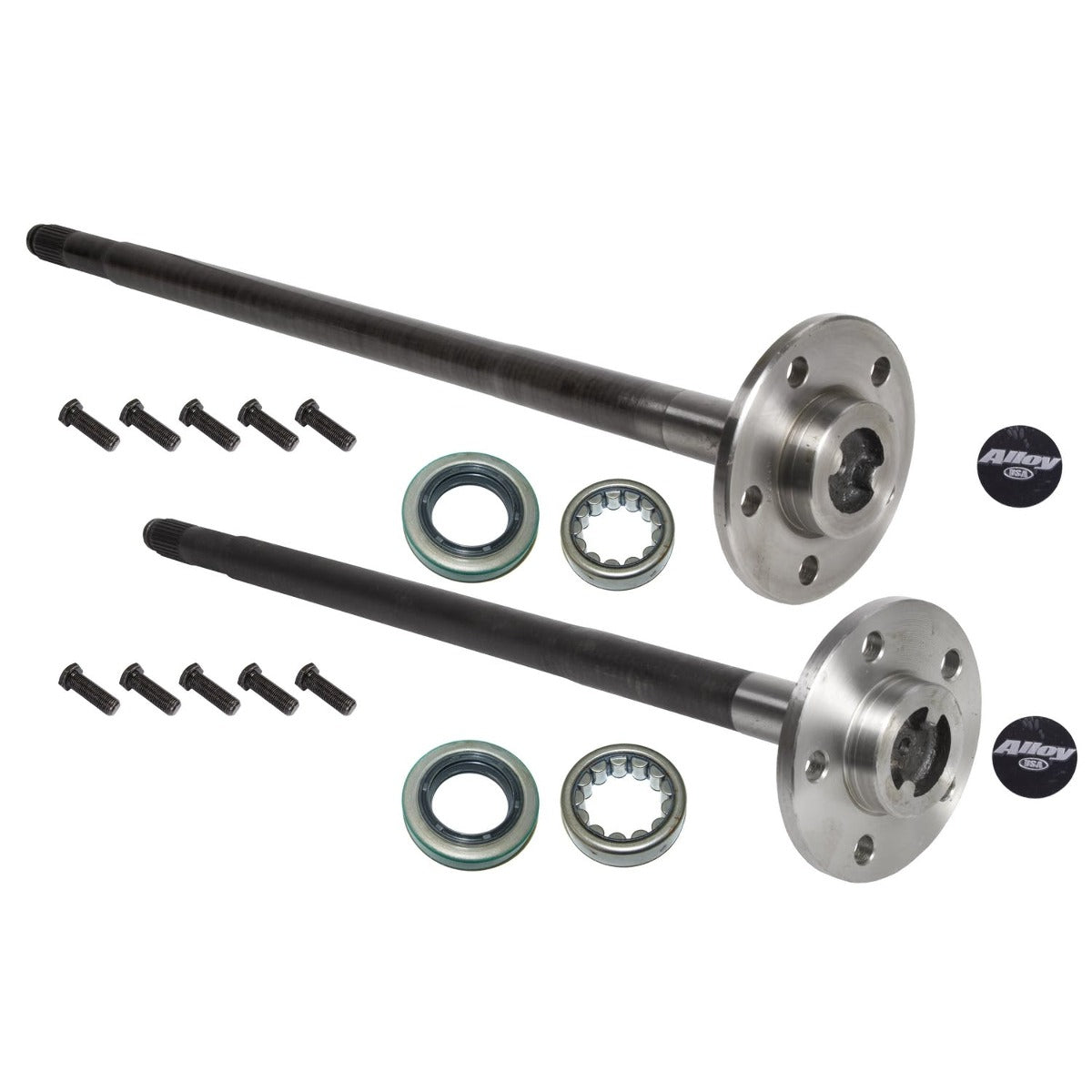 Alloy USA 12200 Axle Shaft Kit, for Dana 35, Rear; 90-06 Cherokee/Wrangler XJ/YJ/TJ