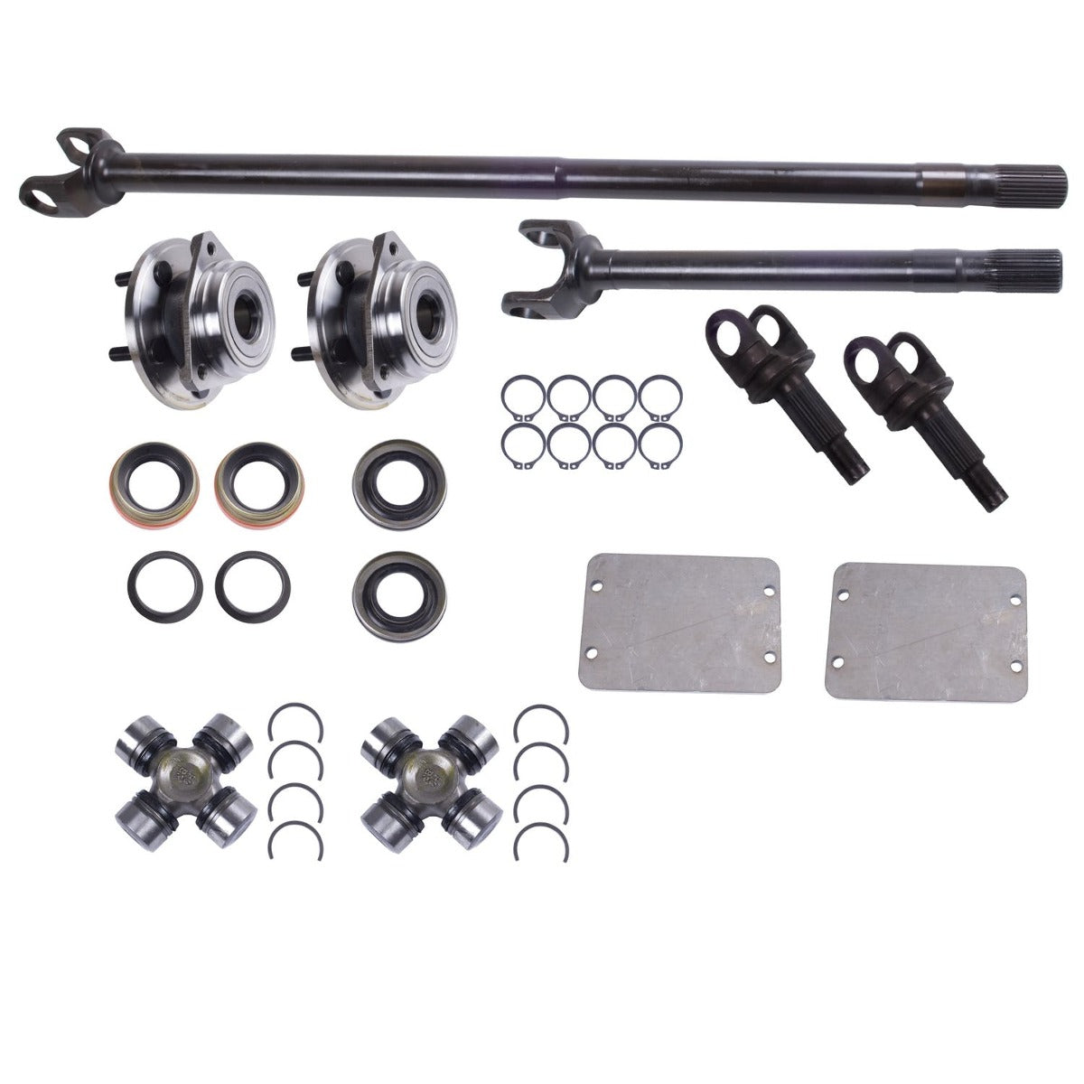 Alloy USA 12231 Axle Shaft Kit, Grande 30, Front; 84-95 Jeep Cherokee XJ/Wrangler YJ