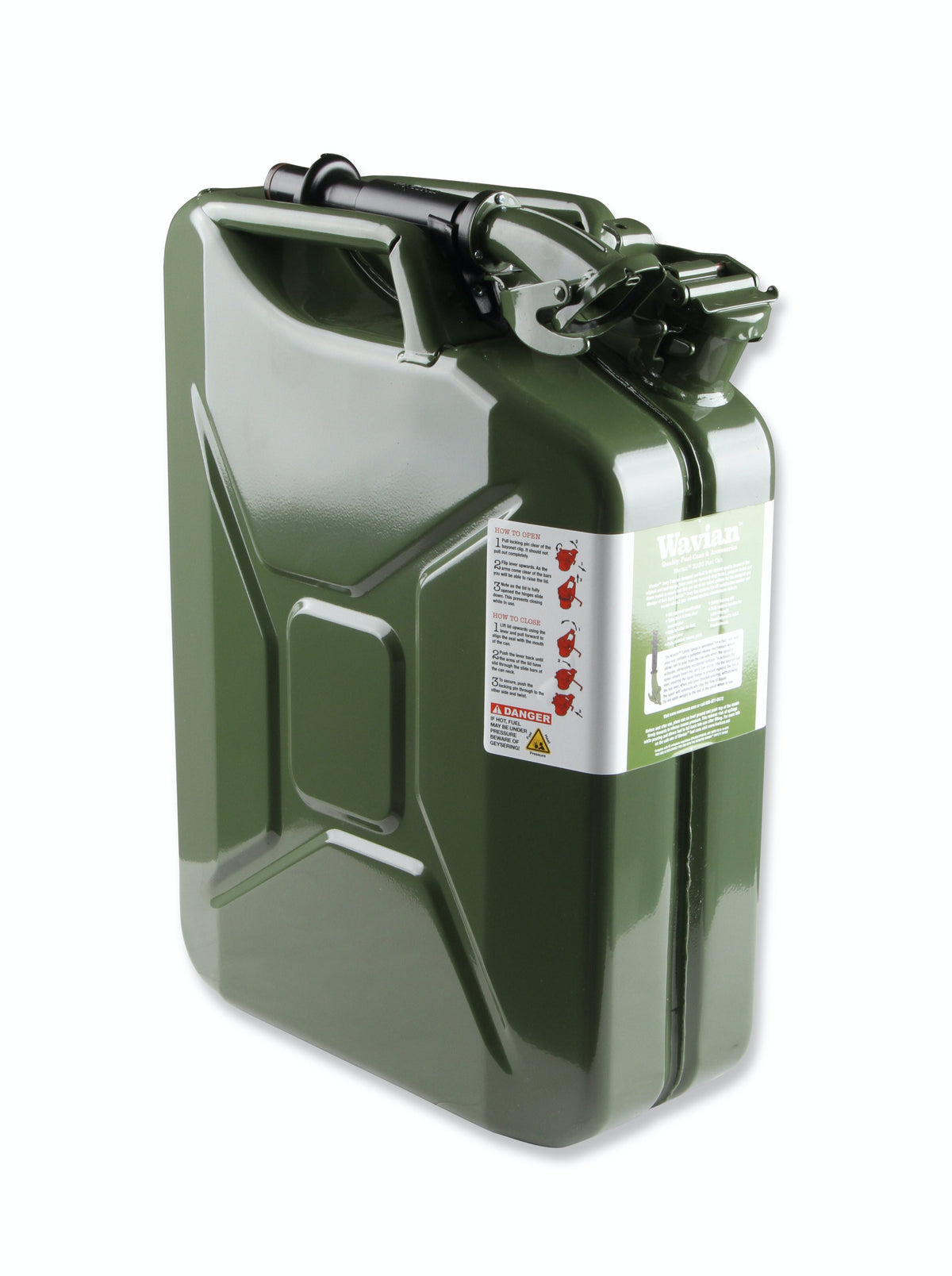 Anvil Off-Road 3008AOR JERRY CAN 20L GREEN W/ SPOUT