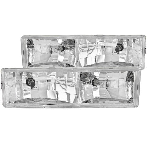 AnzoUSA 111004 Crystal Headlights Chrome