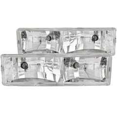 AnzoUSA 111004 Crystal Headlights Chrome
