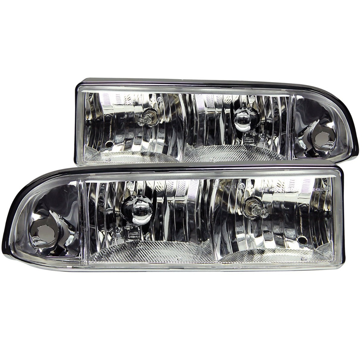 AnzoUSA 111014 Crystal Headlights Chrome