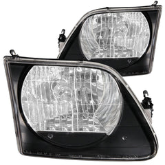 AnzoUSA 111083 Crystal Headlights Black G2