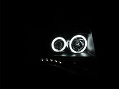 AnzoUSA 111113 Projector Headlights with Halo Black