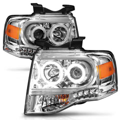 AnzoUSA 111114 Projector Headlights Chrome