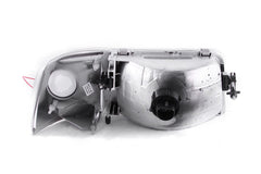 AnzoUSA 111119 Crystal Headlights Chrome with Corner Lights 2pc