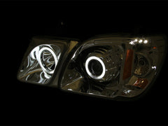 AnzoUSA 111170 Projector Headlights with Halo Black (SMD LED)