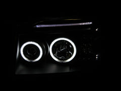 AnzoUSA 111172 Projector Headlights with Halo Black (SMD LED)
