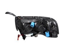 AnzoUSA 111195 Projector Headlights with Halo Chrome