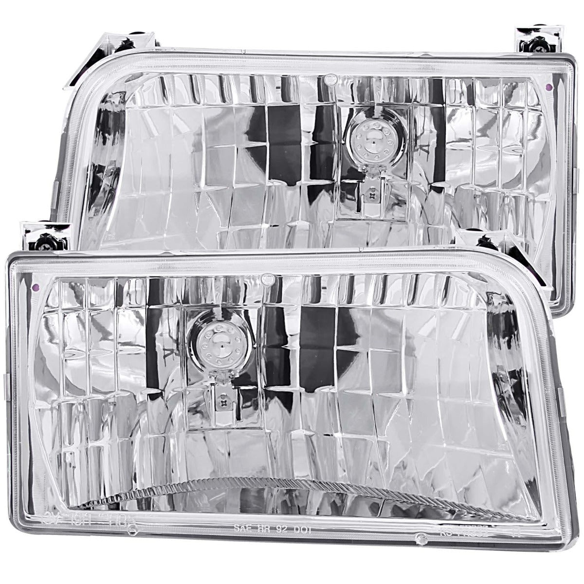 AnzoUSA 111247 Crystal Headlights Chrome