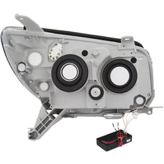 AnzoUSA 111320 Projector Headlights with Halo Black