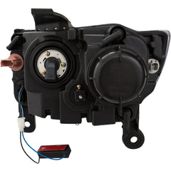 AnzoUSA 111328 Projector Headlights with Plank Style Design Chrome
