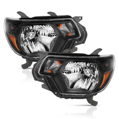 AnzoUSA 111395 Crystal Headlights Black