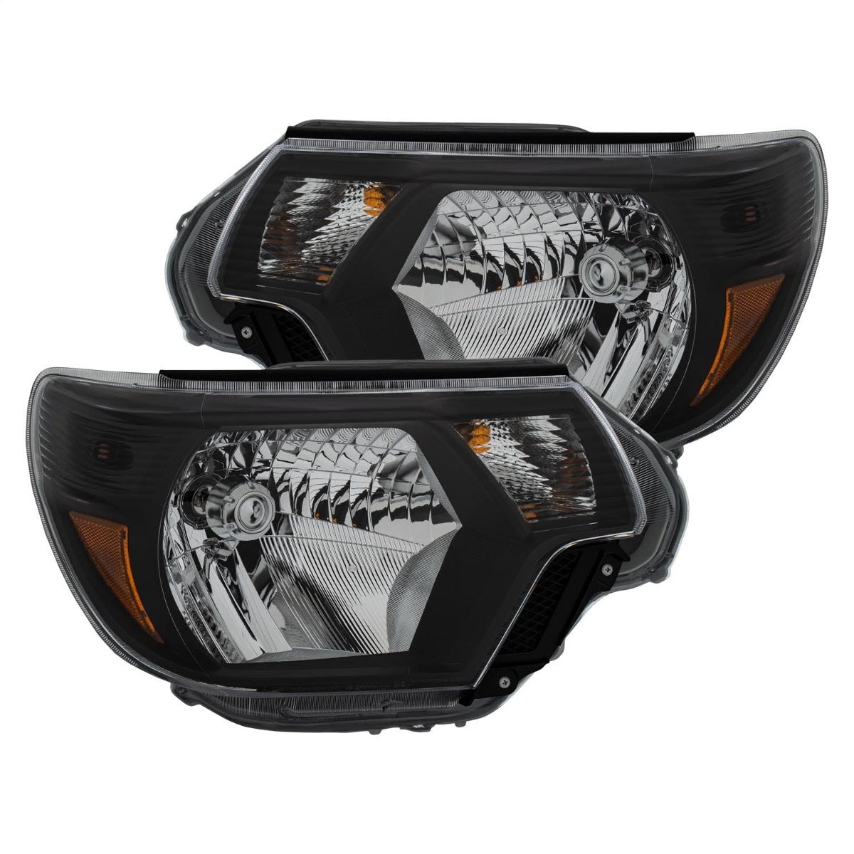 AnzoUSA 111395 Crystal Headlights Black