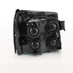 AnzoUSA 111423 Crystal Headlight Black Amber
