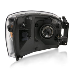 AnzoUSA 111427 Crystal Headlight Black Amber