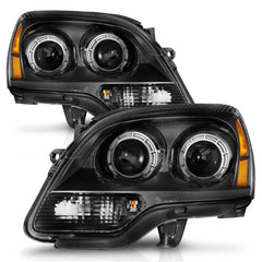 AnzoUSA 111530 Projector Headlights Black Housing