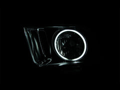 AnzoUSA 121033 Crystal Headlights with Halo Black (SMD LED)