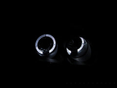 AnzoUSA 121068 Projector Headlights with Halo Black