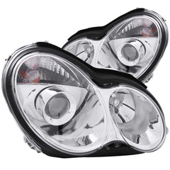 AnzoUSA 121080 Projector Headlights Chrome