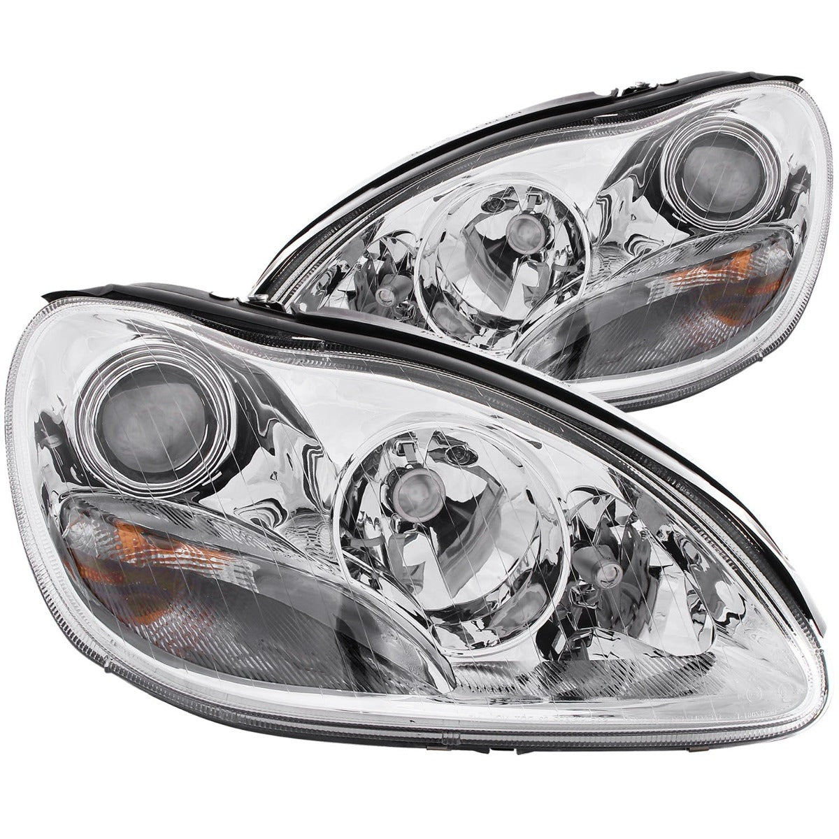 AnzoUSA 121092 Projector Headlights Chrome