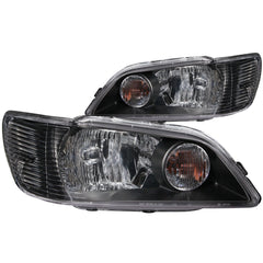 AnzoUSA 121101 Crystal Headlights Black