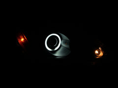 AnzoUSA 121102 Projector Headlights with Halo Black (SMD LED)