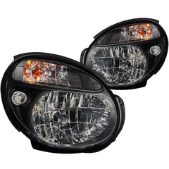 AnzoUSA 121121 Crystal Headlights Black