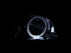 AnzoUSA 121124 Crystal Headlights with Halo Chrome