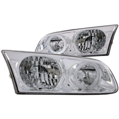 AnzoUSA 121124 Crystal Headlights with Halo Chrome