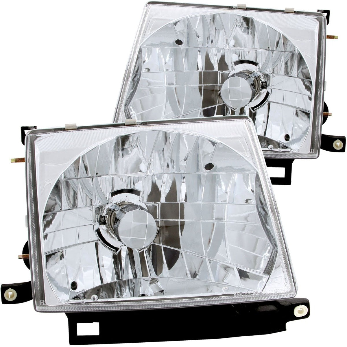 AnzoUSA 121132 Crystal Headlights Chrome