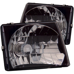 AnzoUSA 121139 Crystal Headlights Black