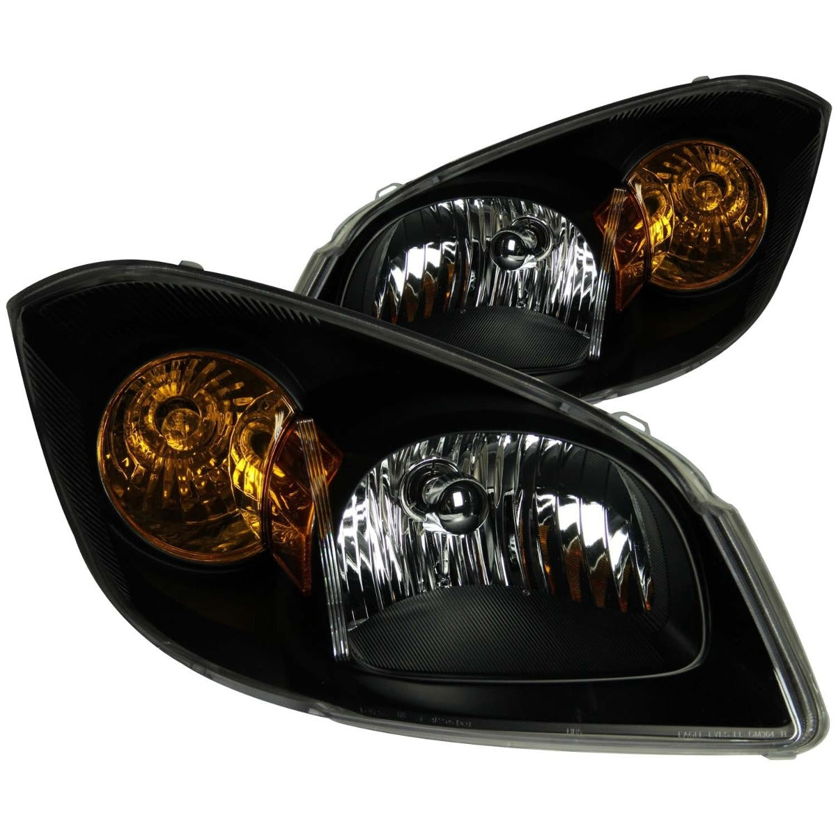 AnzoUSA 121154 Crystal Headlights Black