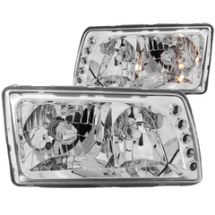 AnzoUSA 121157 Crystal Headlights Chrome