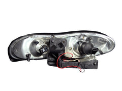 AnzoUSA 121159 Projector Headlights with Halo Chrome