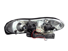 AnzoUSA 121159 Projector Headlights with Halo Chrome