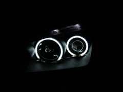 AnzoUSA 121198 Projector Headlights with Halo Black