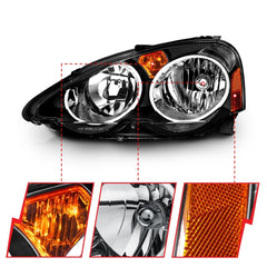 AnzoUSA 121209 Crystal Headlights Black