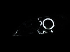 AnzoUSA 121211 Projector Headlights with Halos Chrome