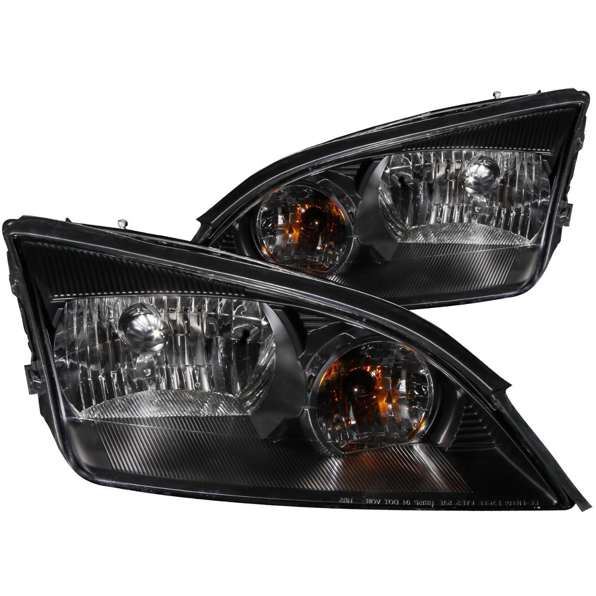 AnzoUSA 121229 Crystal Headlights Black