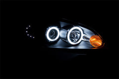 AnzoUSA 121236 Projector Headlights with Halo Black