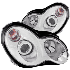 AnzoUSA 121239 Projector Headlights with Halo Chrome