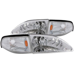 AnzoUSA 121262 Crystal Headlights Chrome