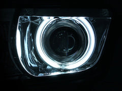 AnzoUSA 121311 Projector Headlights with Halo Chrome (SMD LED)