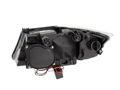 AnzoUSA 121335 Projector Headlights with Halo with LED Bar Black (SMD LED)