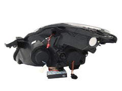 AnzoUSA 121395 Projector Headlights with Halo Black (SMD LED)
