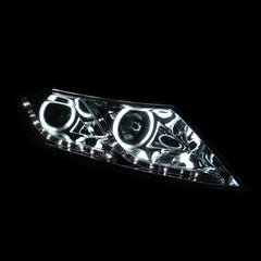 AnzoUSA 121459 Projector Headlights with Halo Chrome (SMD LED)