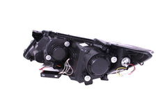 AnzoUSA 121460 Projector Headlights with Halo Black (SMD LED)